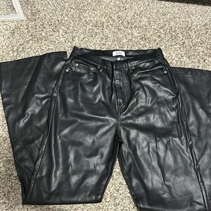 PISTOLA faux leather pants Sz 30